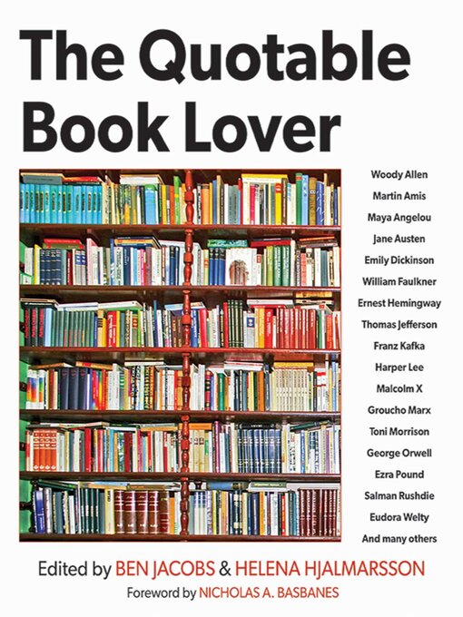 Title details for The Quotable Book Lover by Ben Jacobs - Available